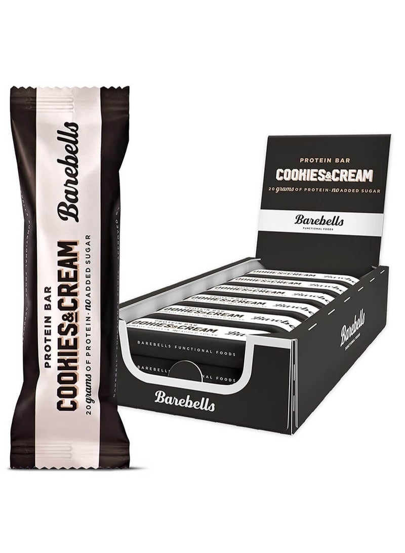 Barebells Protein Bar Cookies & Cream 12x55g