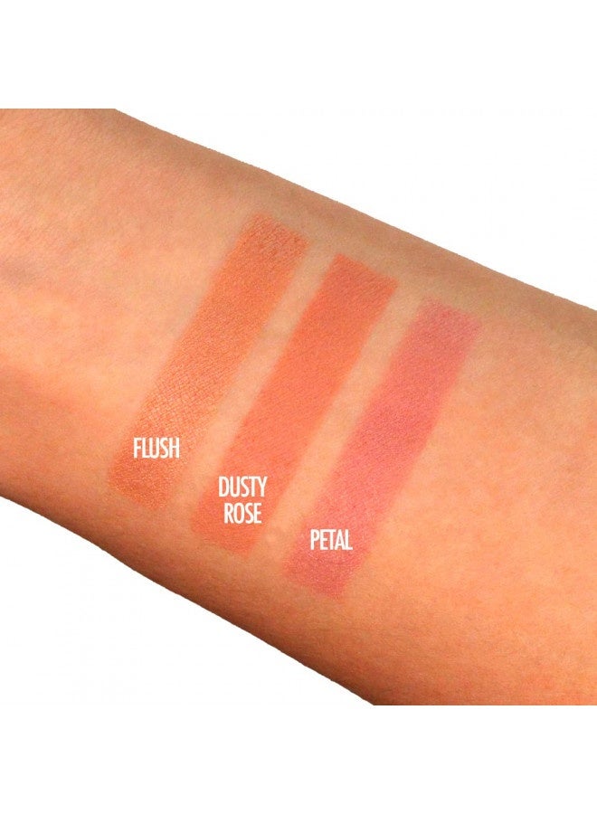 Baeblu Organic Blush 100% Natural Pressed Mineral Powder, Made In The Usa, Dusty Rose