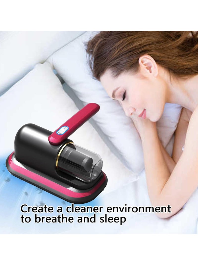 Bed Vacuum Cleaner Upgraded Cordless UV Vacuum Cleaner, Handheld deep Mattress Vacuum Cleaner, Effectively Cleans Bedding, Sofas, Carpets and Other Fabric Surfaces