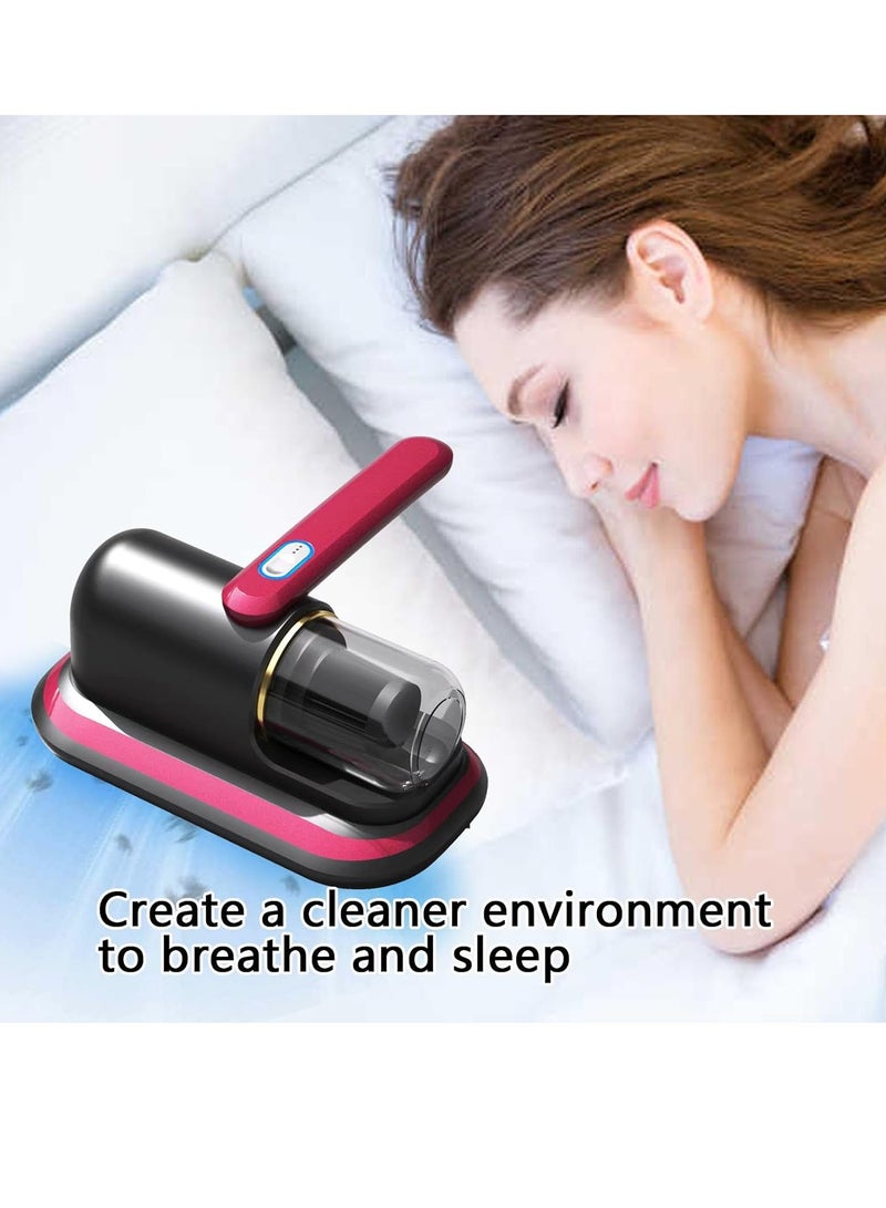 Bed Vacuum Cleaner Upgraded Cordless UV Vacuum Cleaner, Handheld deep Mattress Vacuum Cleaner, Effectively Cleans Bedding, Sofas, Carpets and Other Fabric Surfaces