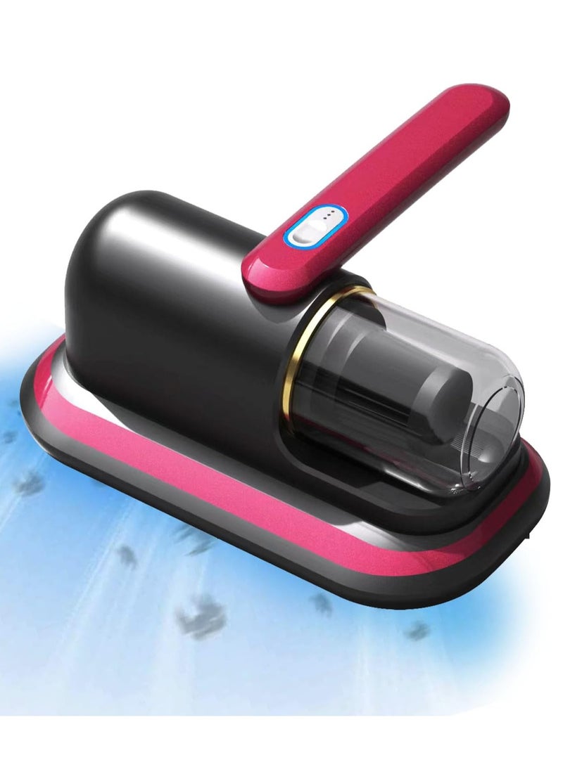 Portable Wireless Vacuum Cleaner For Bed , Handheld Mite Remover，Electric UV Sterilizer for Pillows, Sheets, Mattresses, Sofas, Plush Toys and Other Fabric Surfaces.