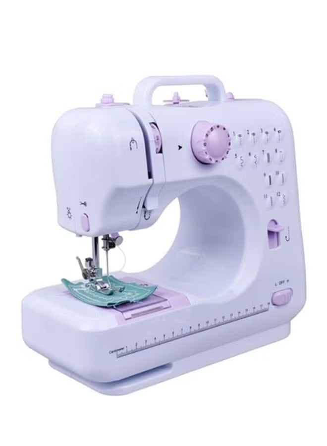 12 Stitches Multifunction Mini Sewing Machine 0010-54 White