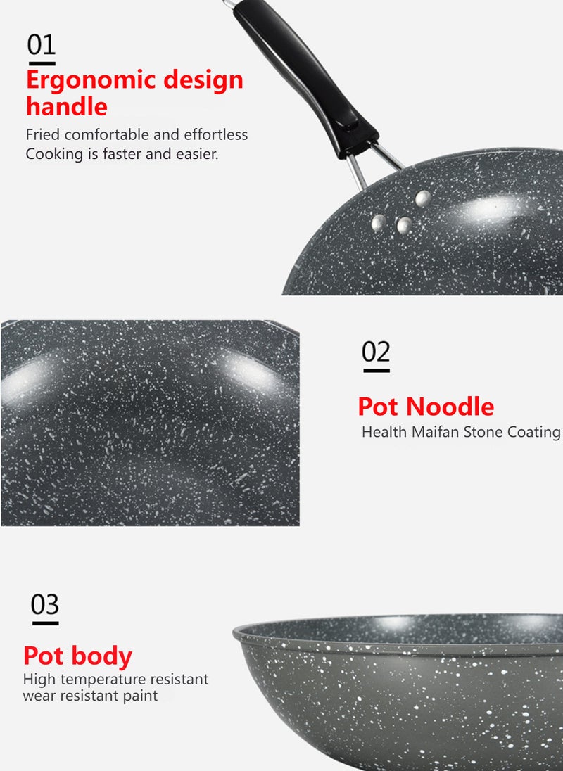 3 Pieces Non-Stick Cooking Pan Frying Pan Gift Pot Set