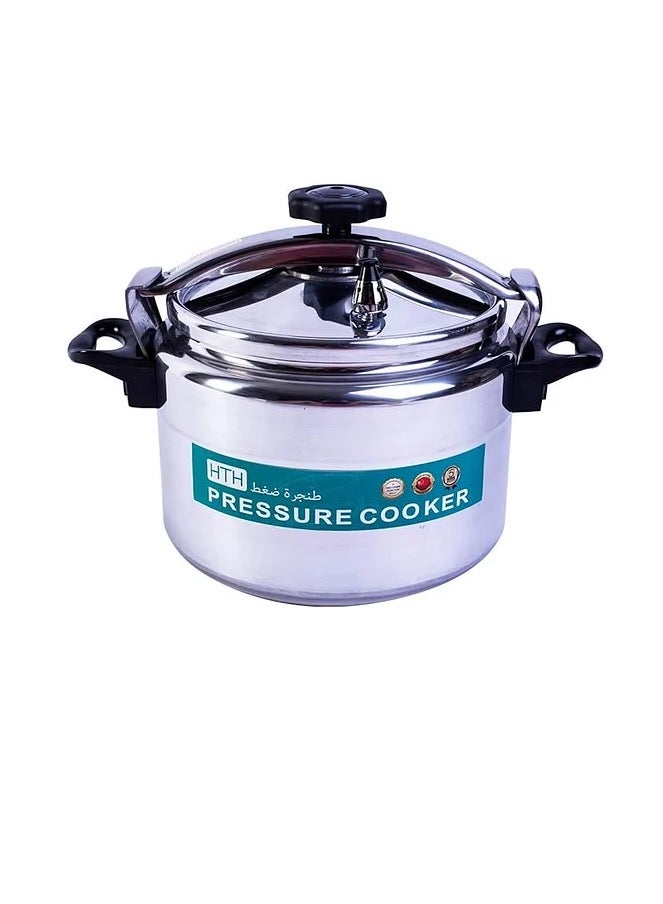 HTH 30L Pressure Cooker Aluminum for Household, Super-pressure Cooker Secure Cookerware, Silver