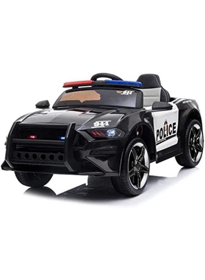 Gt Police Electric Ride On Car with Parental Remote Control for Kids - 12V