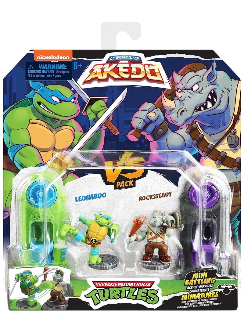 Teenage Mutant Ninja Turtles Leonardo Vs Rocksteady