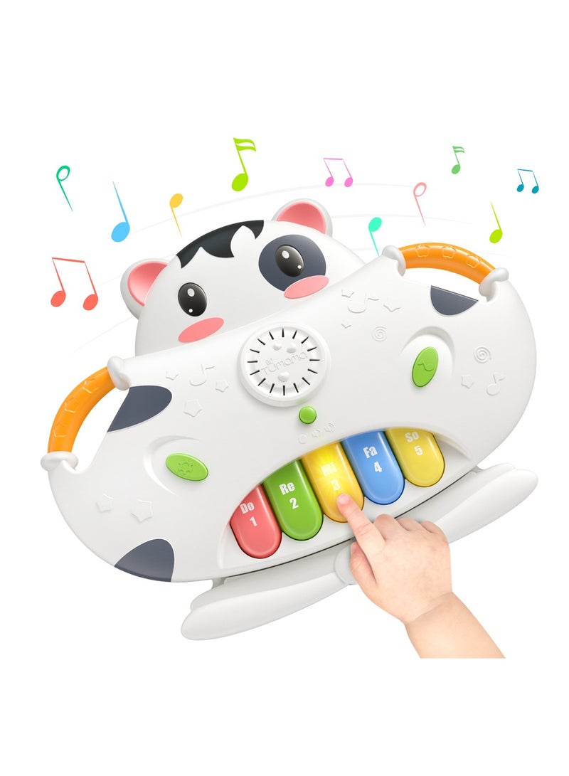 Tumama Cute Cow Multifunctional Plastic Electric Organ