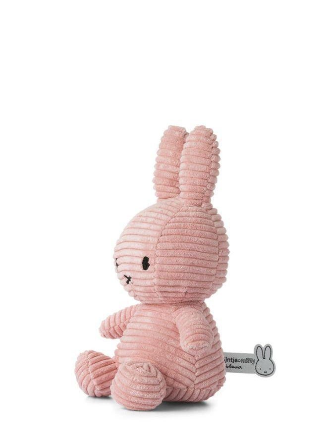 Miffy Sitting Corduroy Pink - 23 cm - 9