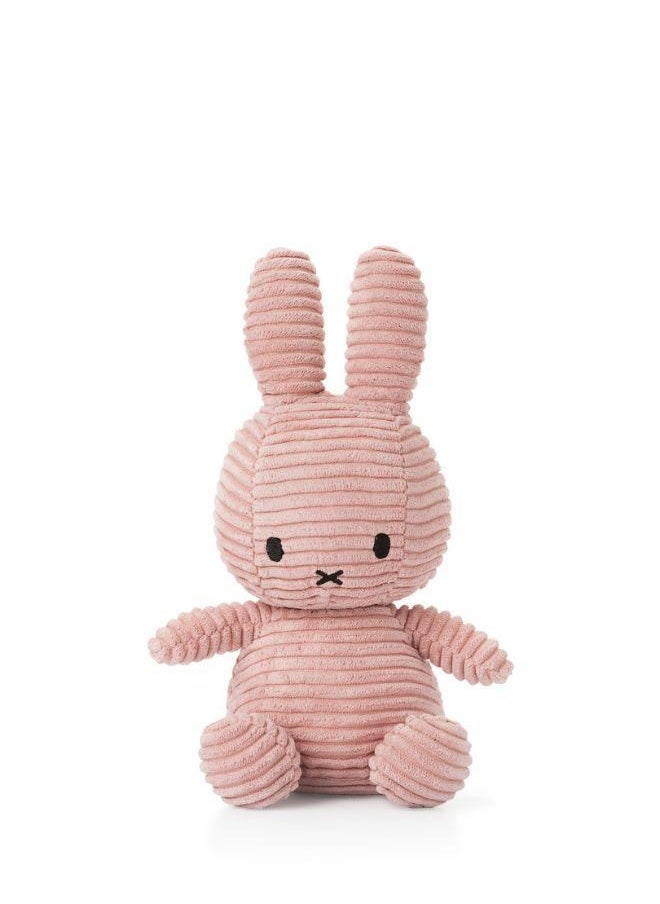 Miffy Sitting Corduroy Pink - 23 cm - 9