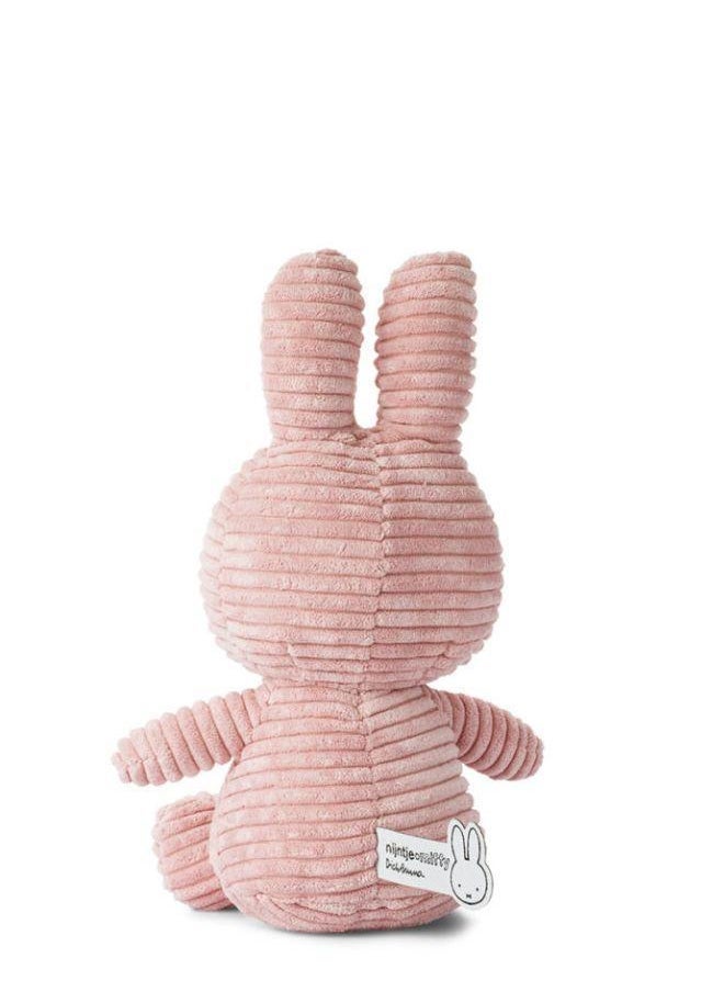 Miffy Sitting Corduroy Pink - 23 cm - 9