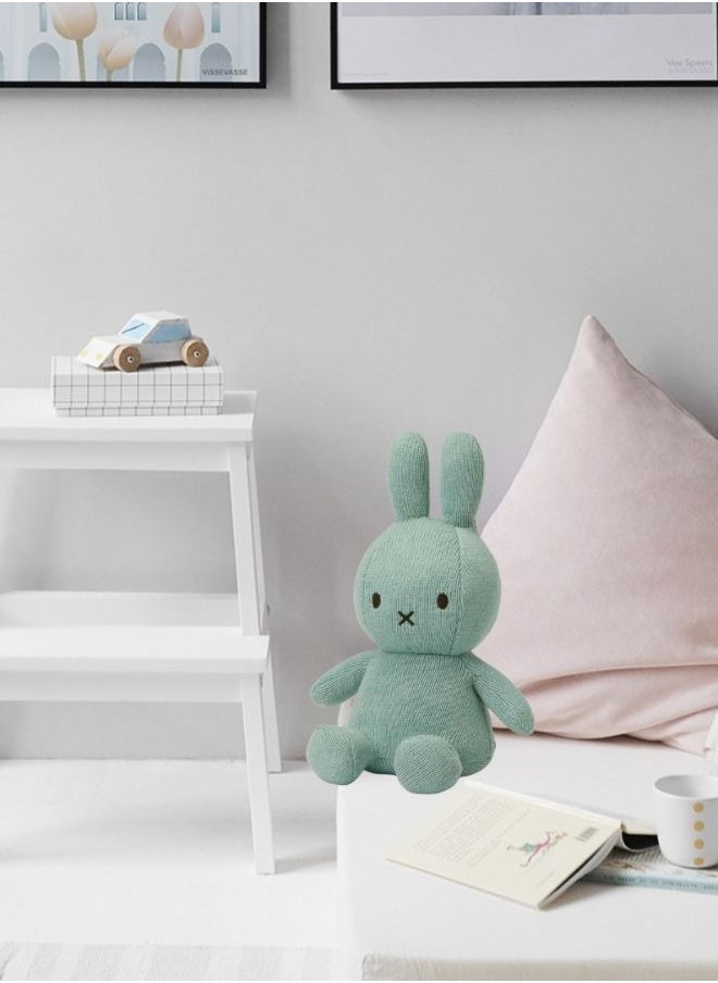 Miffy Sitting Organic Cotton Sea Blue - 23 cm - 9''