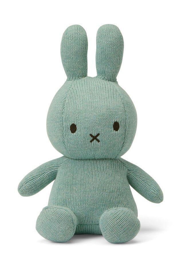 Miffy Sitting Organic Cotton Sea Blue - 23 cm - 9''