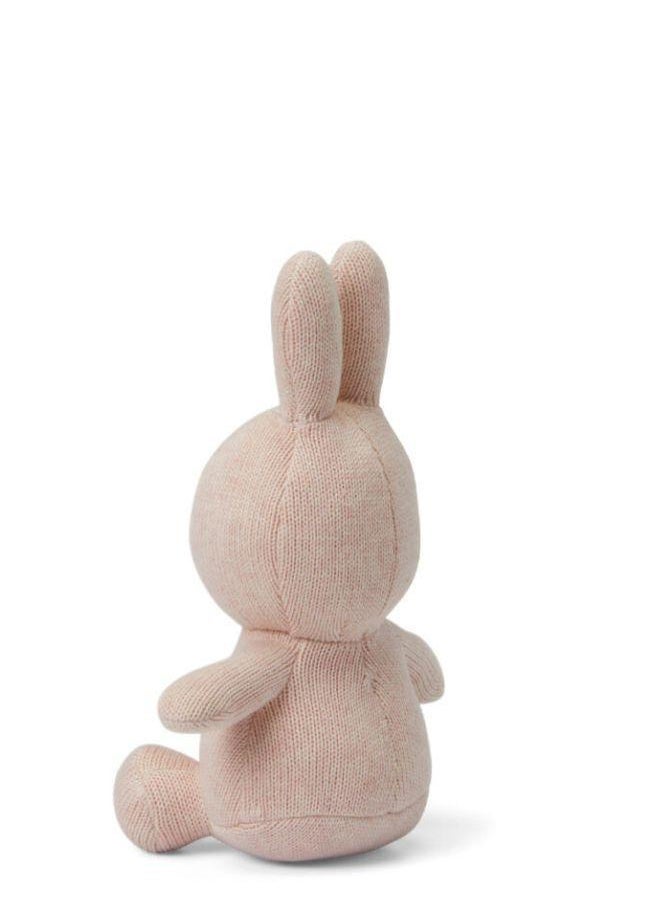 Miffy Sitting Organic Cotton Soft Pink - 23 cm - 9''