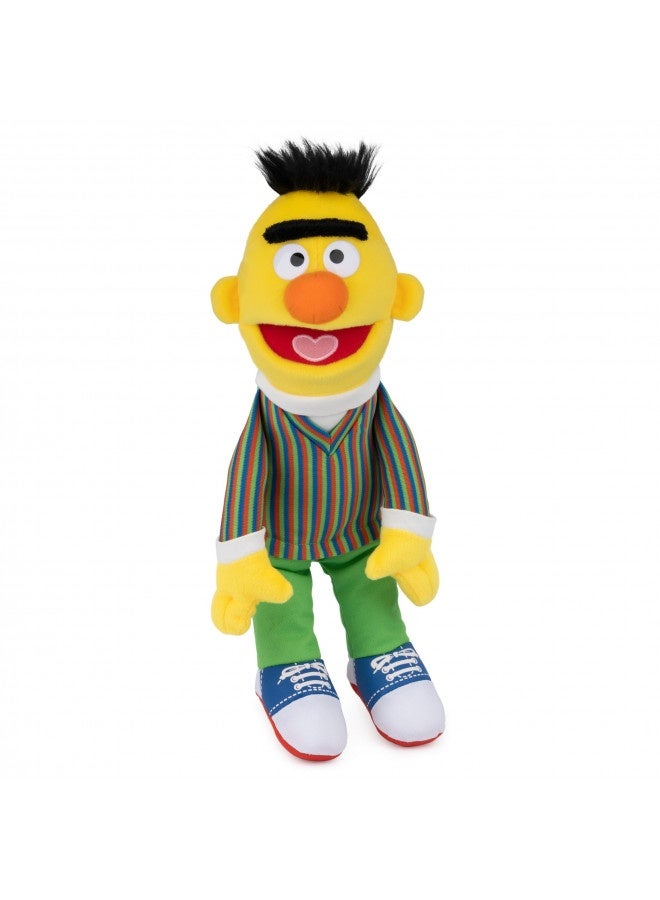 Gund Sesame Street Official Bert Muppet Plush, Premium Plush Toy For Ages 1 And Up, Yellow, 14”