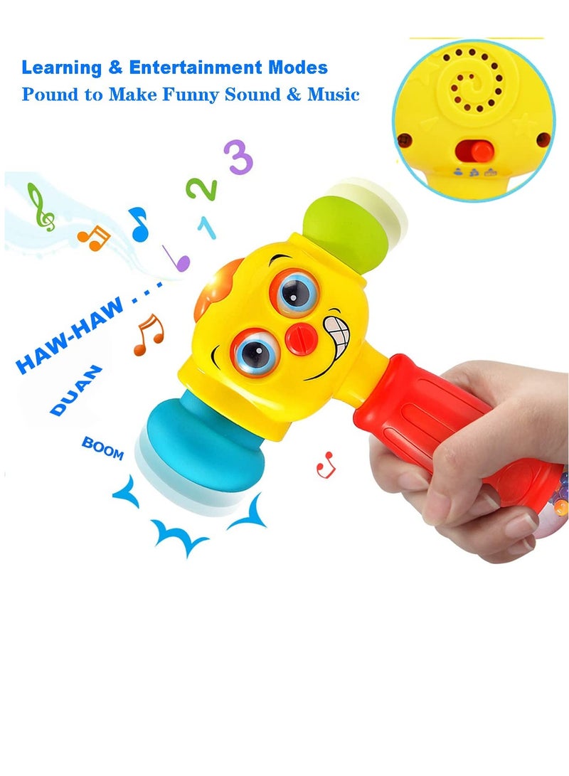 Toy Hammer Baby Toys, 1 Year Old Toys for Boy Girl Gifts 12-18 Months, Baby Toys 6 to 12 Months with Music Sound Light, Grab Shake Pound Baby Boy One-Year-Old Toys 6 9 12 18 Months