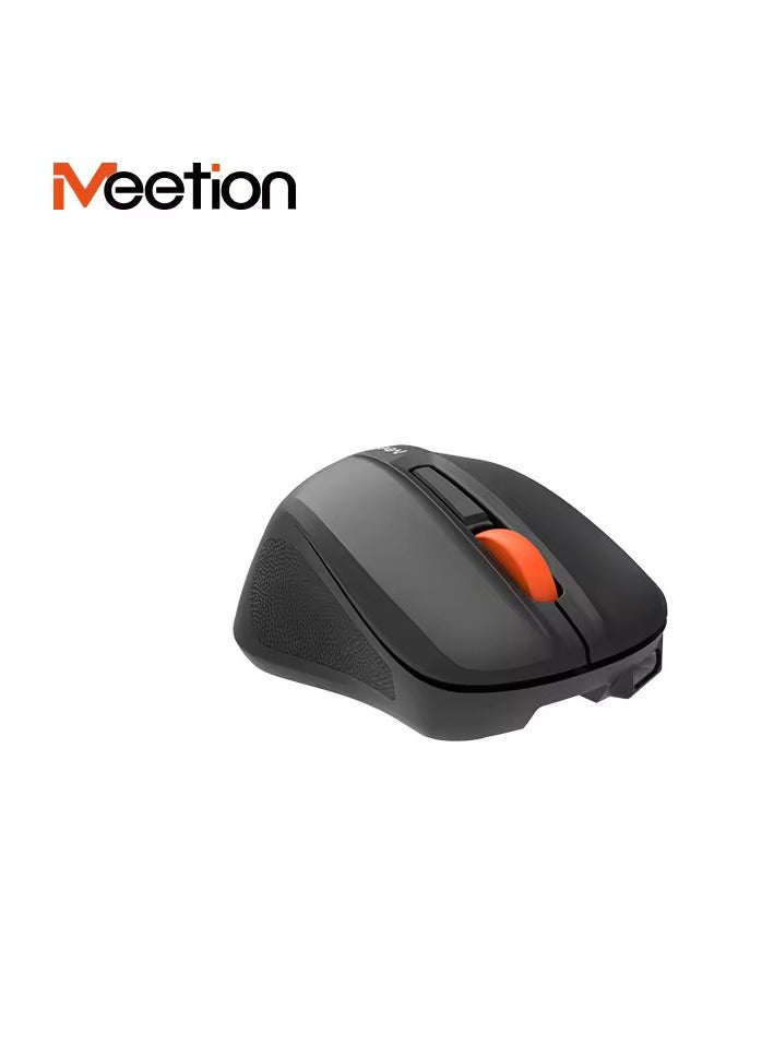 Meetion Foldable Bluetooth Keyboard and Mouse BTC001 Bluetooth Wireless Connectivity Unparalleled Portability Rechargeable And Efficient Black