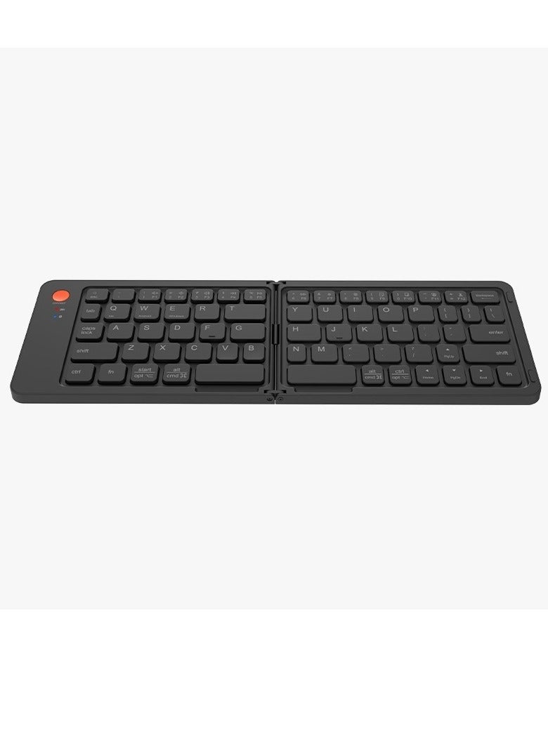 Meetion Foldable Bluetooth Keyboard and Mouse BTC001 Bluetooth Wireless Connectivity Unparalleled Portability Rechargeable And Efficient Black