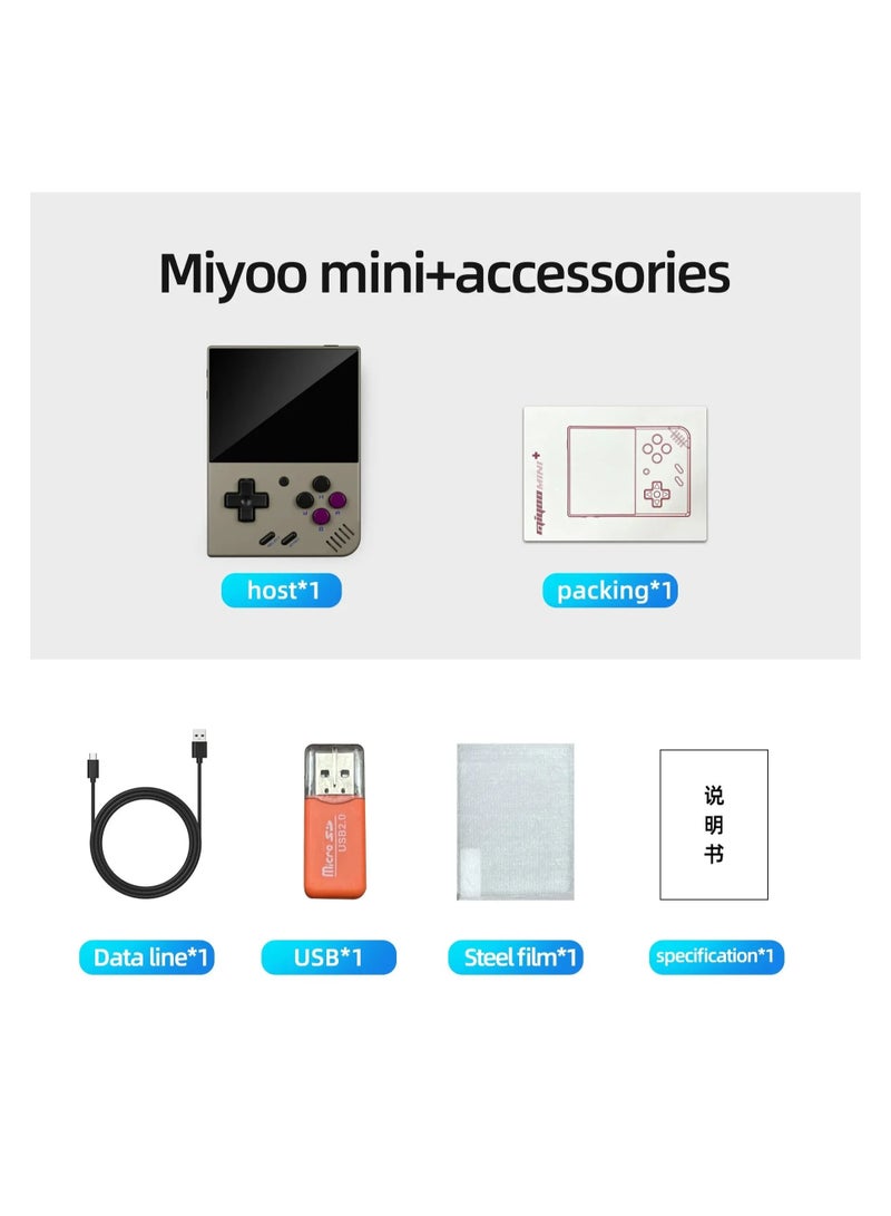 Mini Plus Portable Retro Handheld Game Console V2 Mini+ IPS Screen Classic Video Game Console Linux System Children's Gift