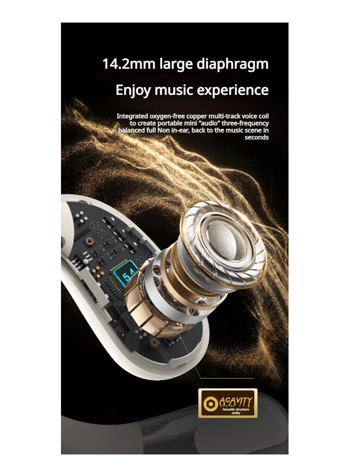 Open Ear AC330 Open Ear Earphone Bluetooth 5.4 Wireless Earphone IPX5 Waterproof Sport Earphone With Mic Earbuds