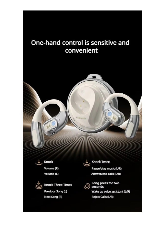 Open Ear AC330 Open Ear Earphone Bluetooth 5.4 Wireless Earphone IPX5 Waterproof Sport Earphone With Mic Earbuds