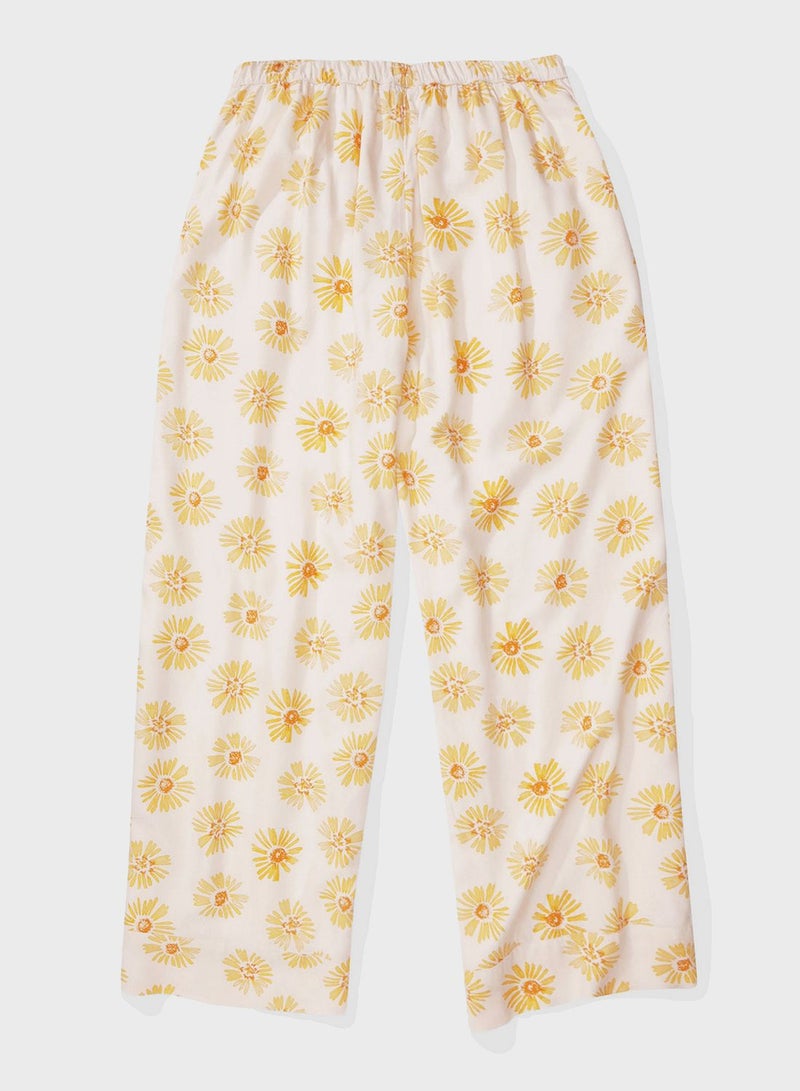 Floral Print Pants