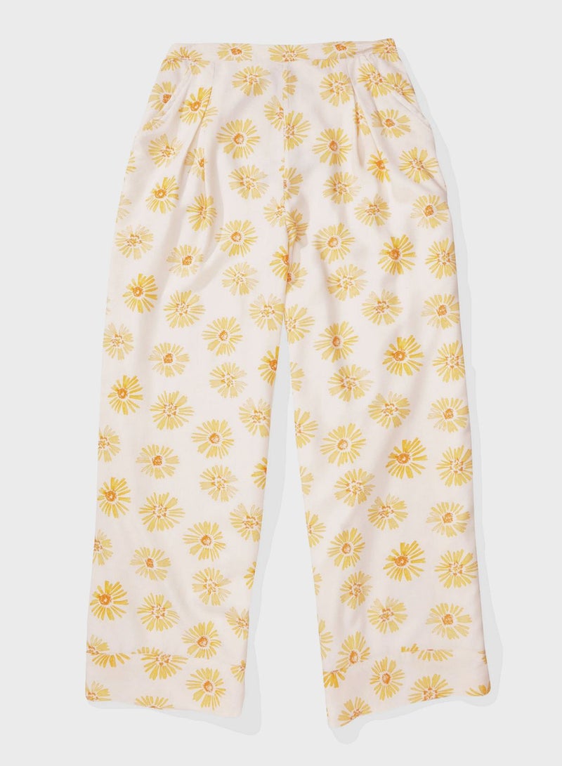 Floral Print Pants