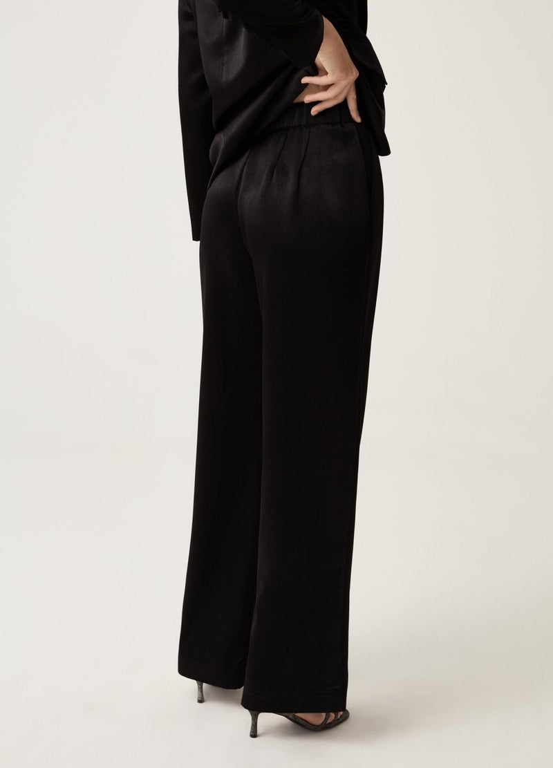 Ovs Womens Palazzo Trousers With Darts