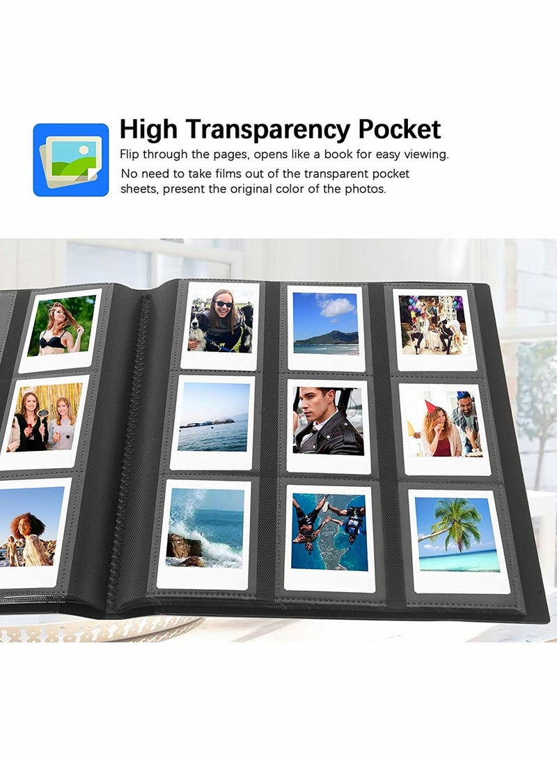 Portable Photo Album for Instax Mini and Polaroid Cameras Fits Mini 11 90 Snap and More Instant Memory Keeper