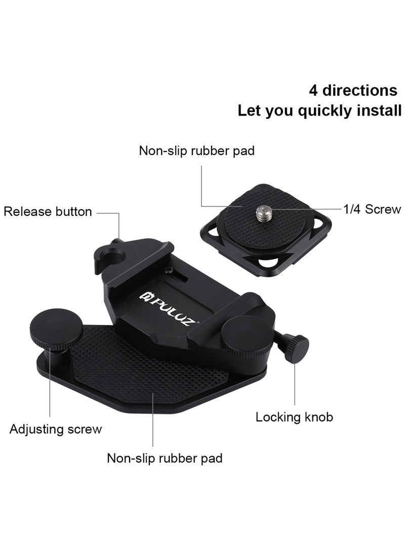Capture Camera Clip CNC Aluminum Alloy Quick Release Clip with Plate