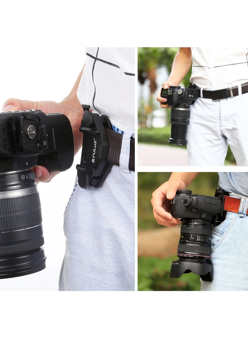 Capture Camera Clip CNC Aluminum Alloy Quick Release Clip with Plate
