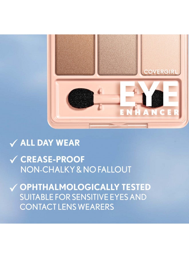 COVERGIRL - Eye Enhancers 3-Kit Eyeshadow, silky, sheer formula, double ended applicator, 100% Cruelty-free