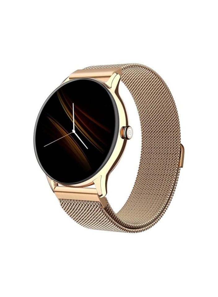 Noise Twist Go Bluetooth Calling Smart Watch for Women with Sleek Metal Dial, Glossy Finish, 1.39