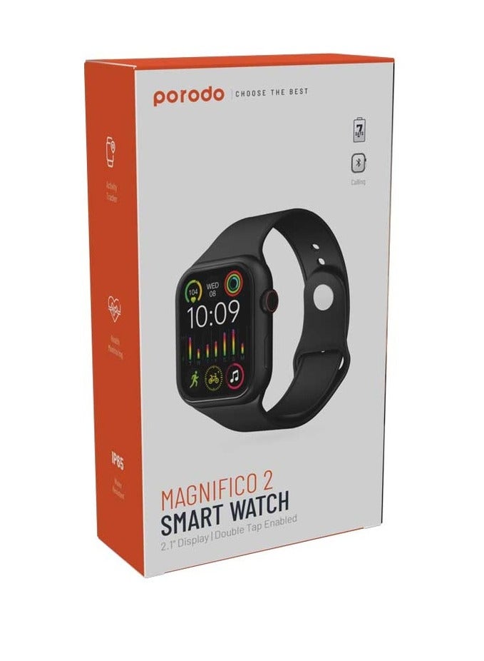 Magnifico 2 Smartwatch with Sport Band (Black)