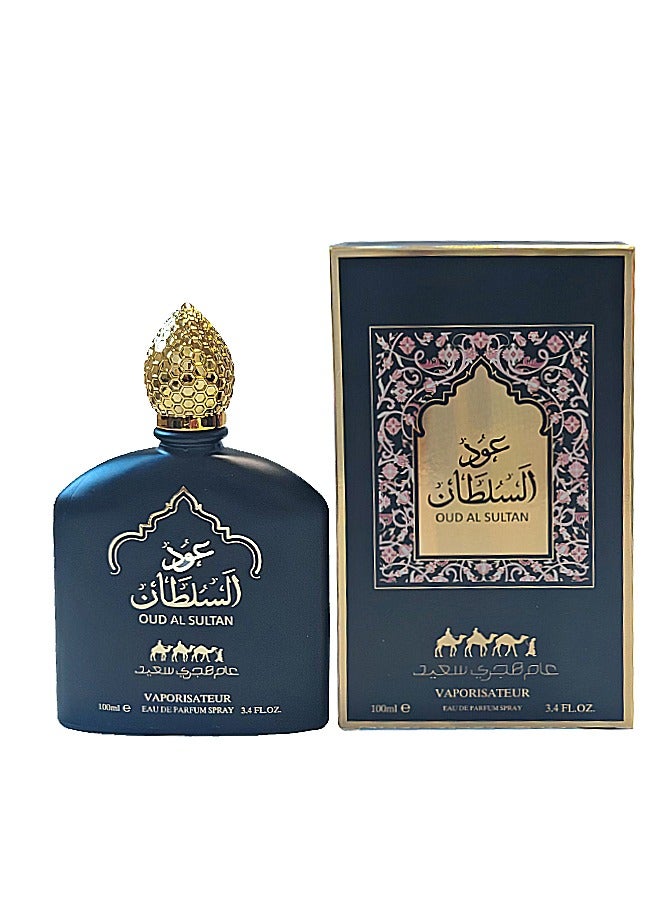 AHAKAC OUD AL SULTAN Arabian Style Desert Dream Perfume - 100ml Unisex Gift Box