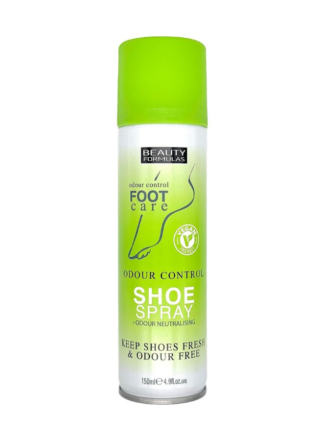 Beauty Formulas Odour Control Shoe Spray, Keeps Shoes Fresh & Odour Free, 150Ml 150ml