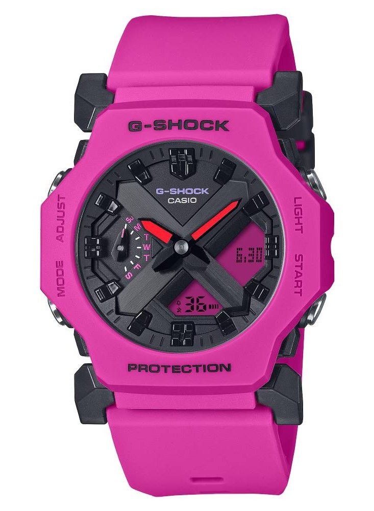 Analog-Digital Pink Resin Band Womes's Watch GA-2300-4ADR