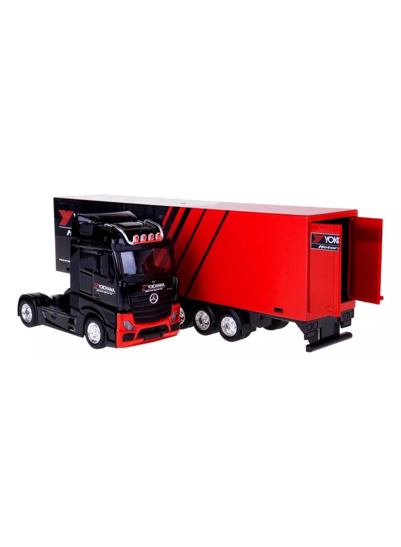 Bburago 1:43 STREET FIRE Haulers with Trailer, Assorted