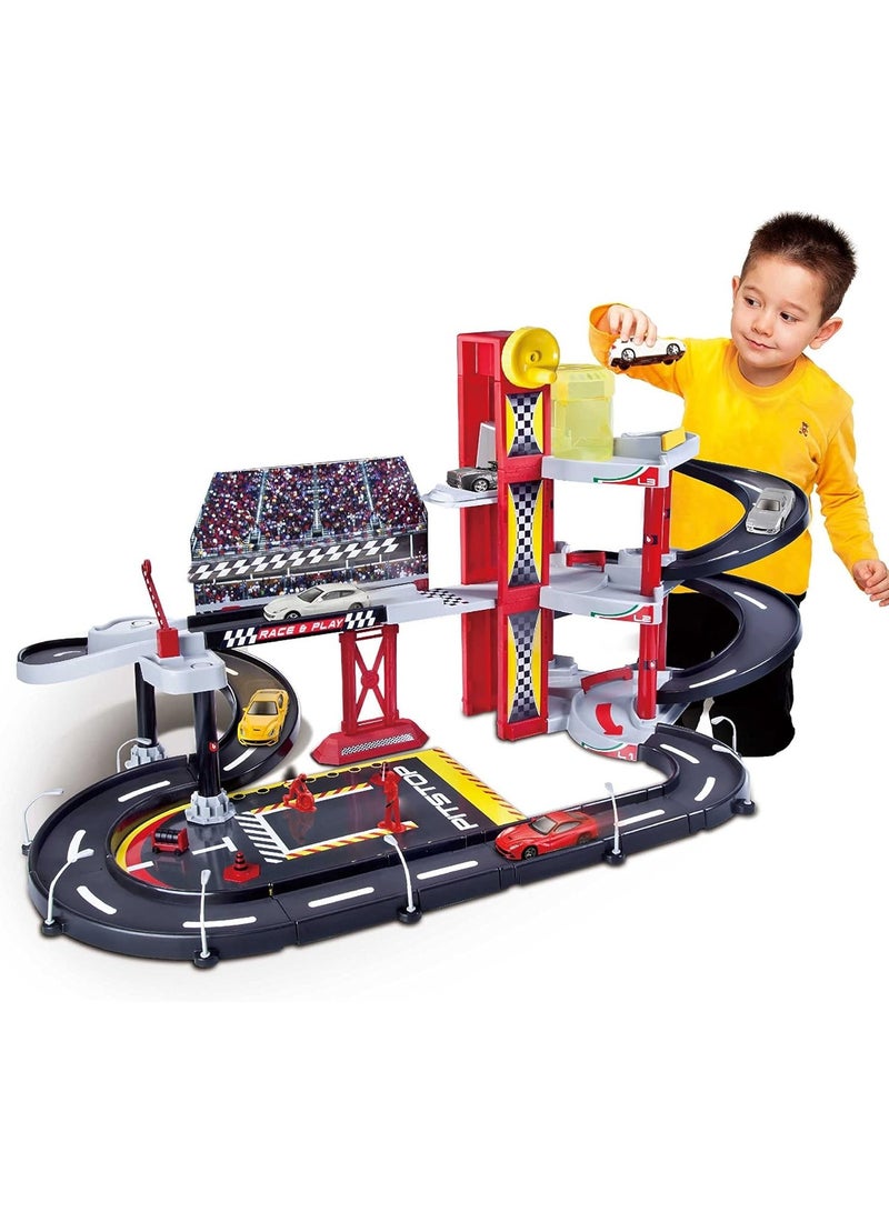 Bburago Ferrari Racing garage playset