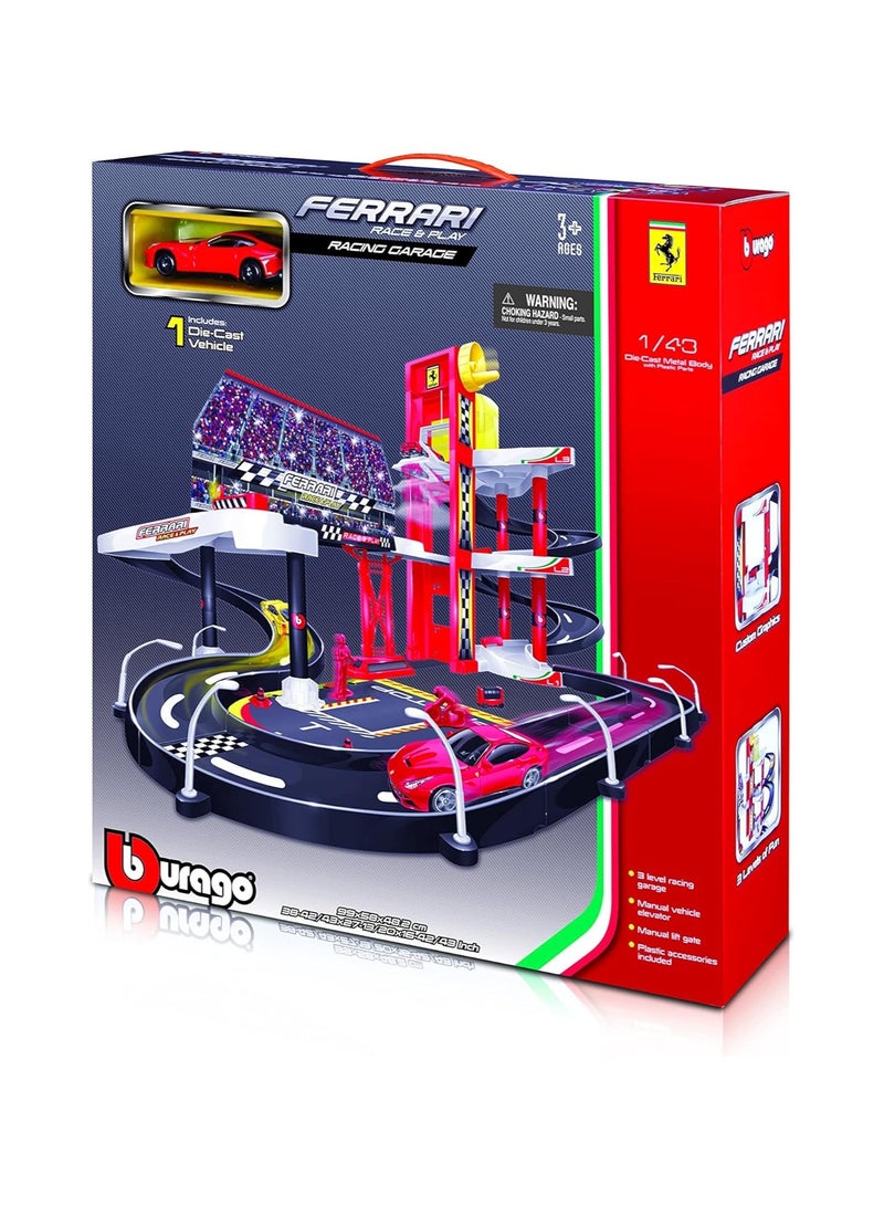 Bburago Ferrari Racing garage playset