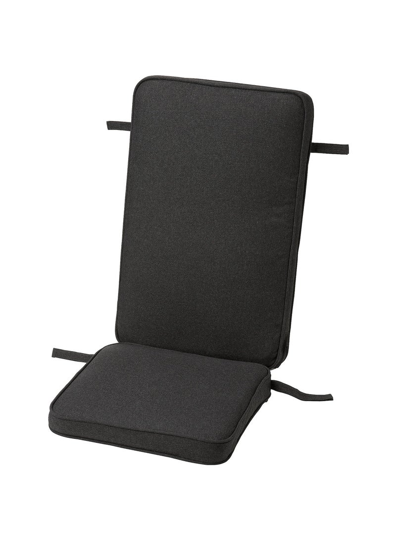 Jaerpoen Duvholmen Seat Back Cushion Outdoor Anthracite  Outdoor  116X45 Cm