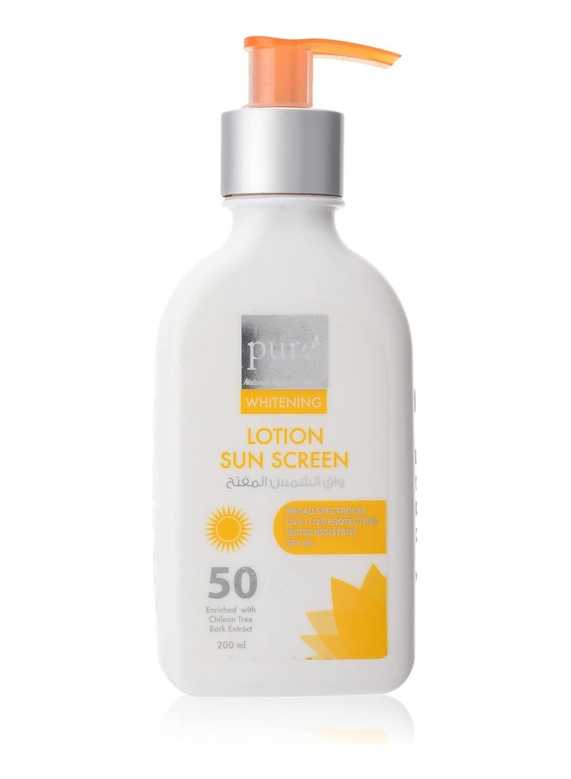 Pure Beauty Whitening Sunscreen Lotion SPF50+