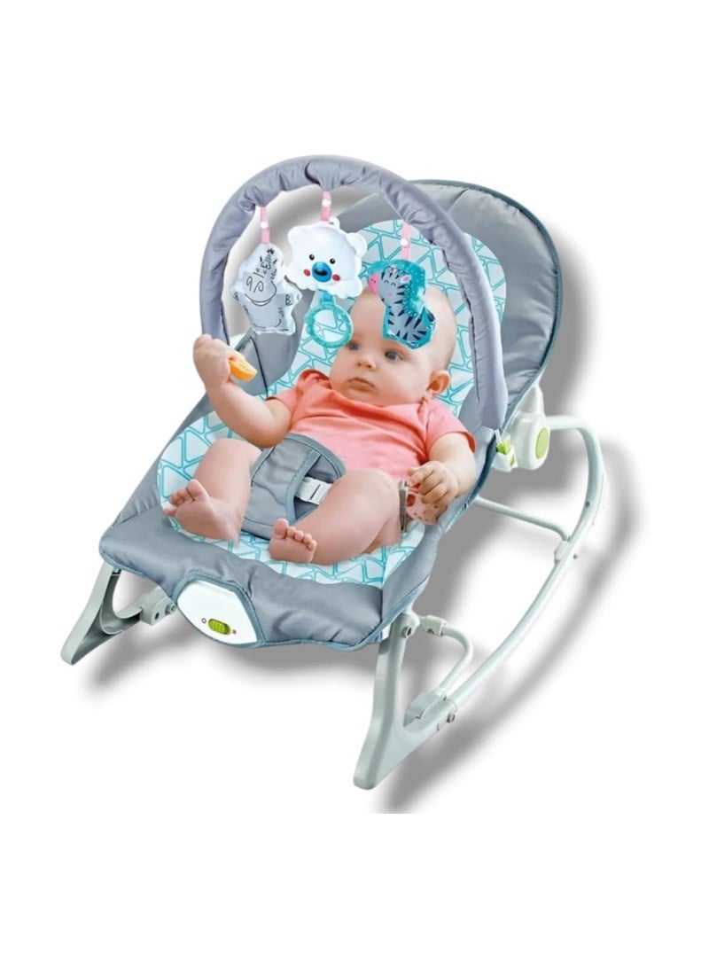 Infant Rocking Cradle Toddler Rocking Chair Baby Rocker (Green)