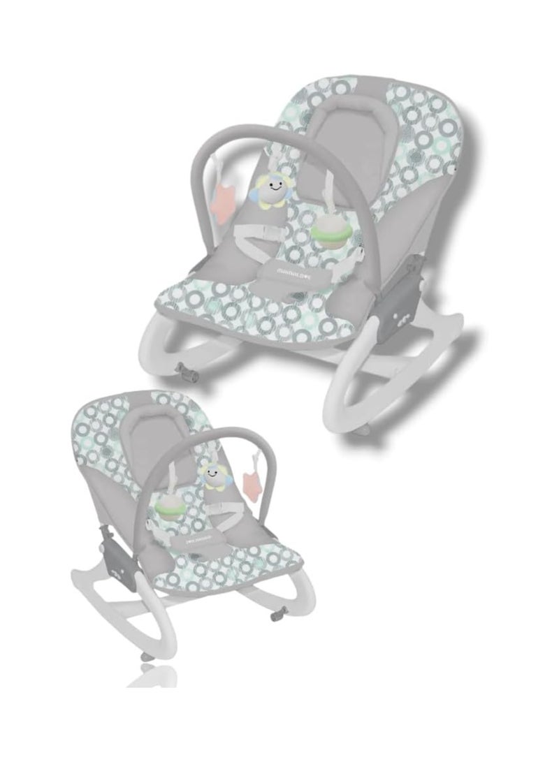 mama love Rocking chair for kids GR40B Grey Color