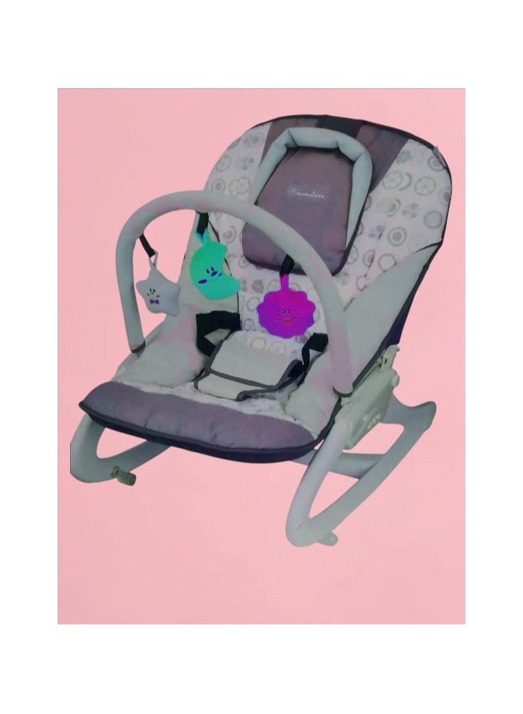 Mama love Rocking chair for kids 3 colors inside blue grey Pink