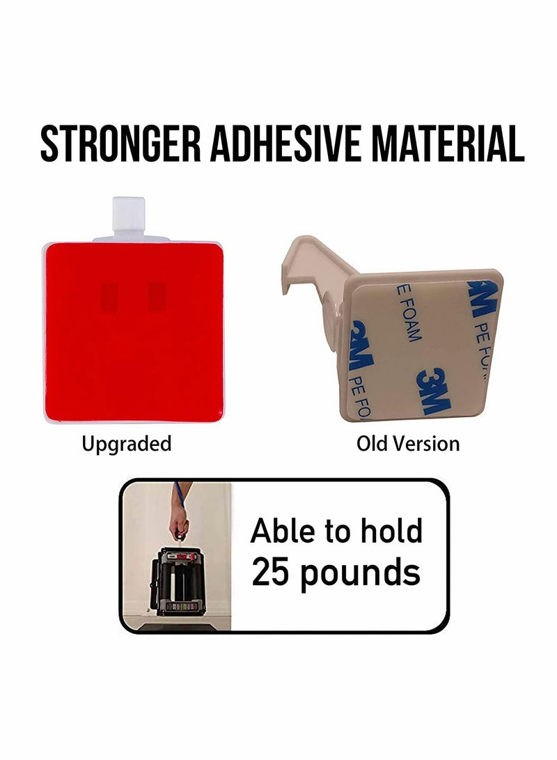 Upgraded Invisible Baby Safety Cabinet Latch Locks (10 Pack) - Easy No-Drill Installation, Fits Most Cabinets & Drawers, Compatible with Countertop Overhangs, Highly Secure & Reliable