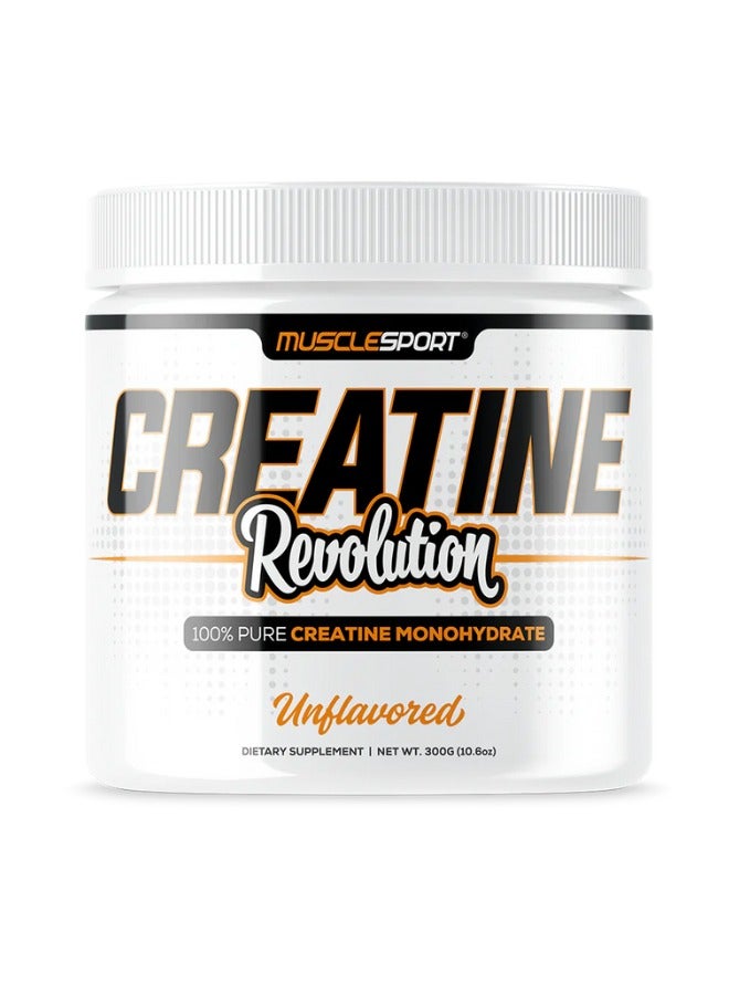 MuscleSport Creatine Monohydrate Revolution 60 Serve 300 Grams