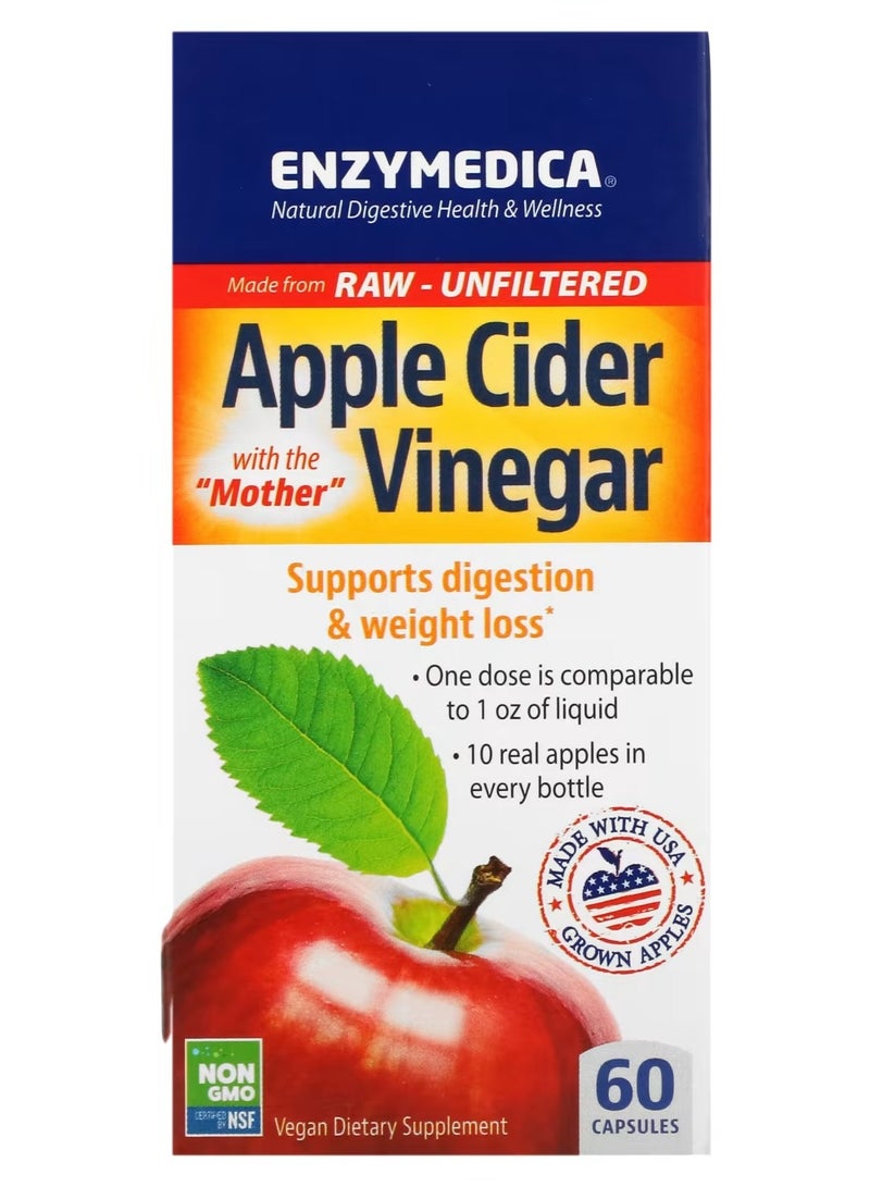 Apple Cider Vinegar with the Mother 60 Capsules