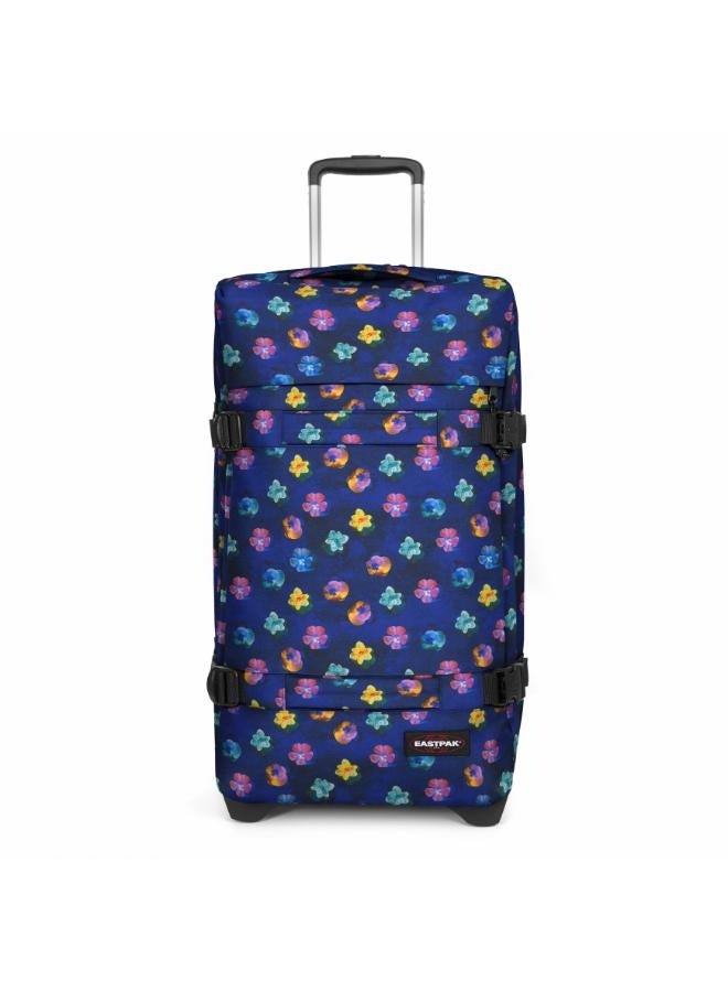 Eastpak Transit'R L Flowerblur Navy Large Soft Luggage