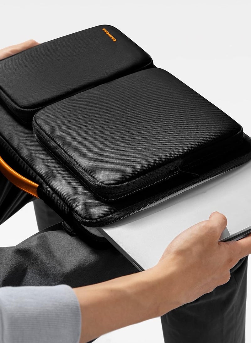 360 Protective Laptop Shoulder Bag for 16-inch MacBook Pro M3/M2/M1 Pro/Max A2991 A2485 2023-2019, Water-resistant Sleeve for Dell XPS 15 Surface Book 3 The New Razer Blade 16