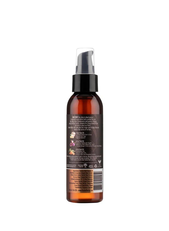 Rucker Roots Anti-Frizz Silkening Growth Serum 118ml,Made in USA.